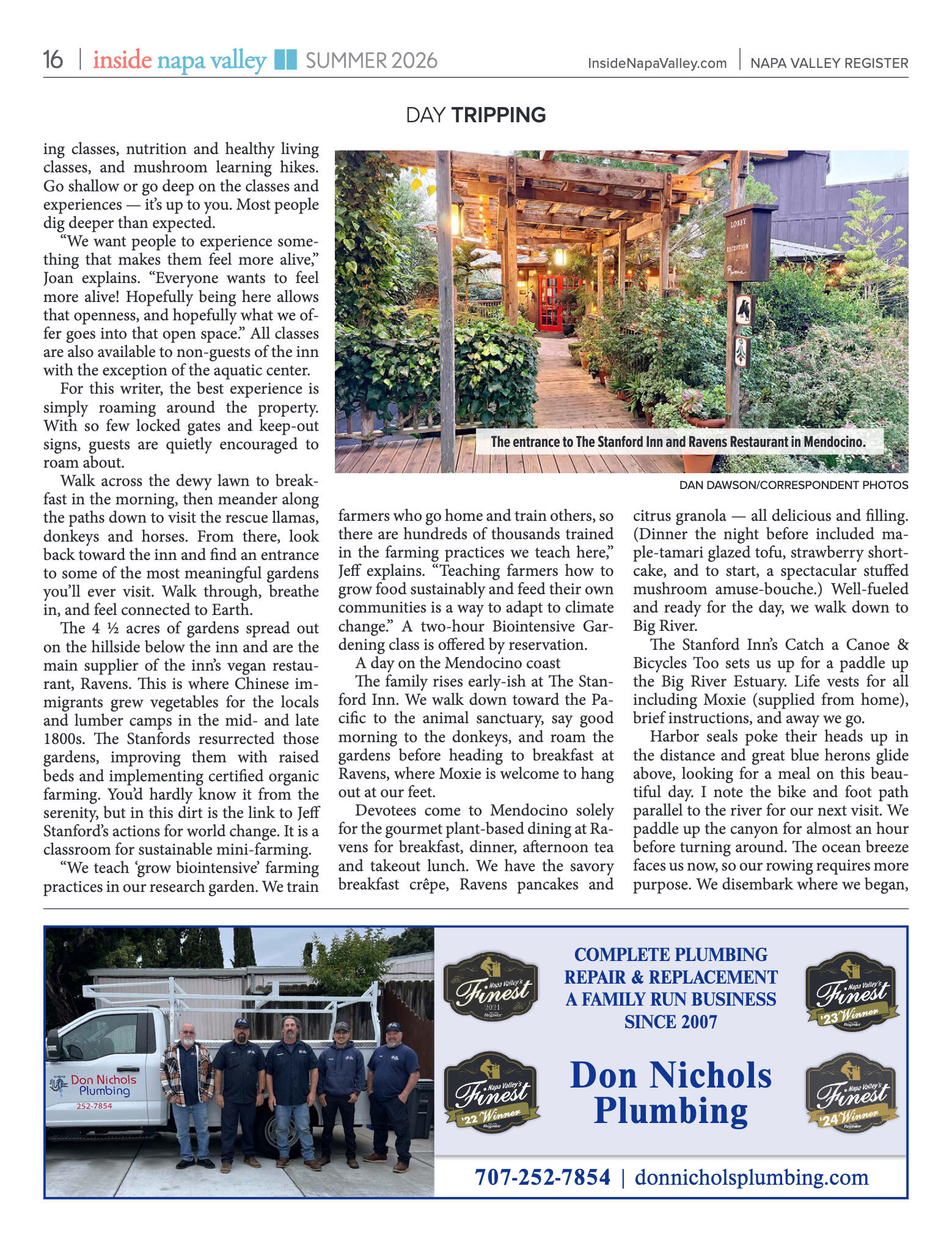 Inside Napa Valley Summer 2026 - page 16
