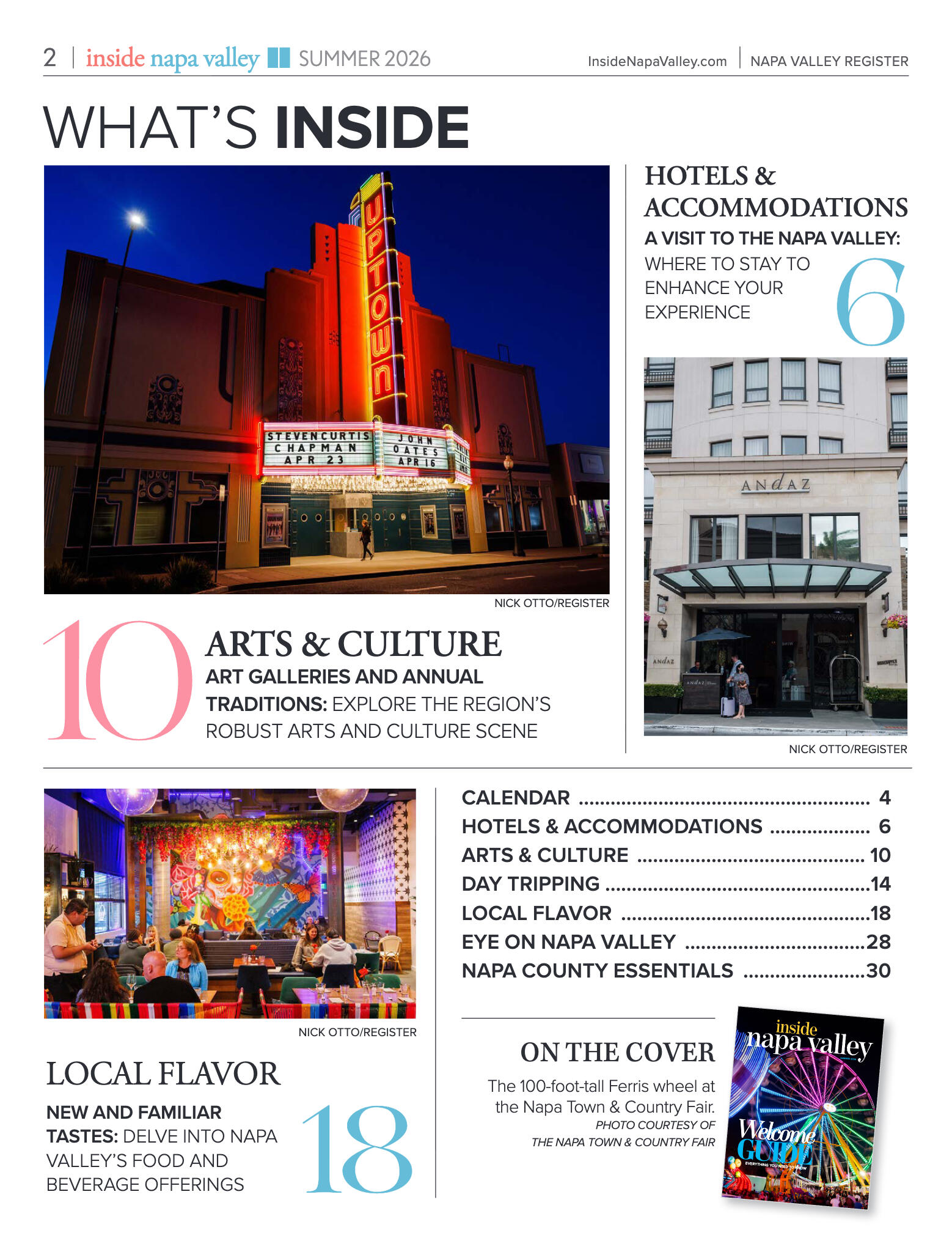 Inside Napa Valley Summer 2026 - page 2