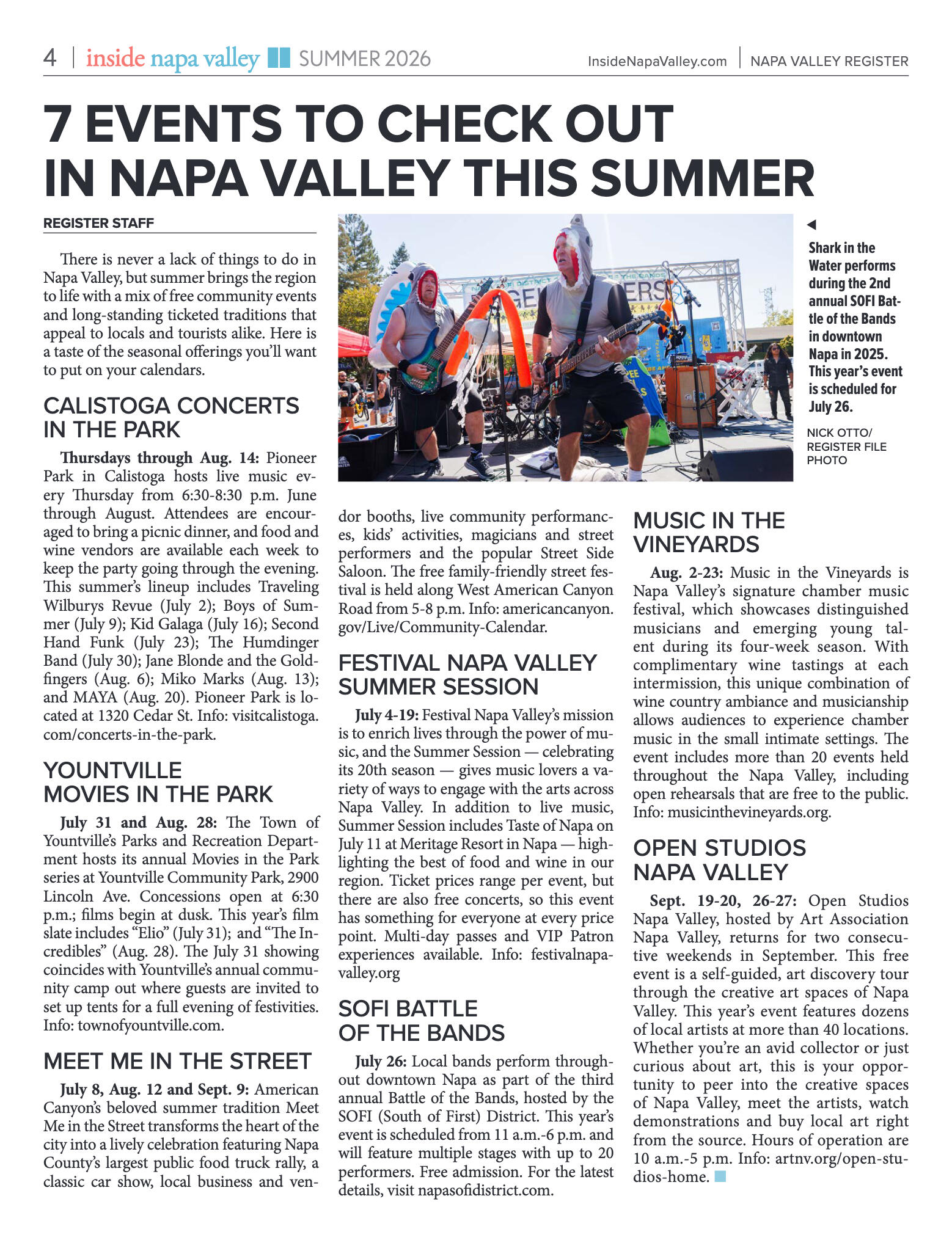 Inside Napa Valley Summer 2026 - page 4