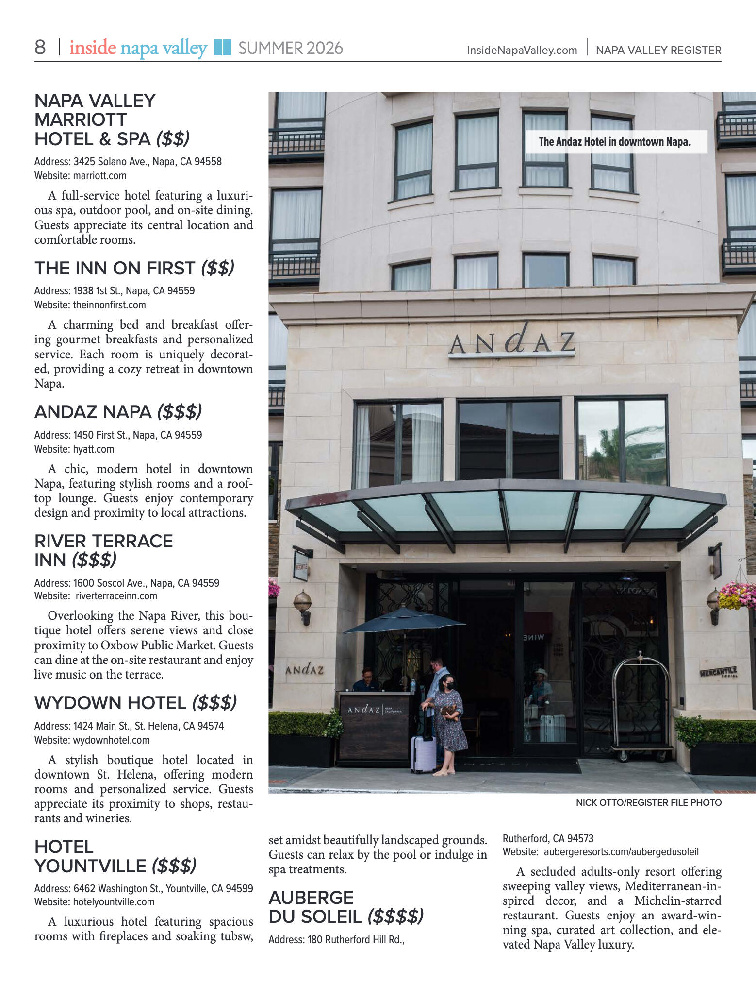 Inside Napa Valley Summer 2026 - page 8