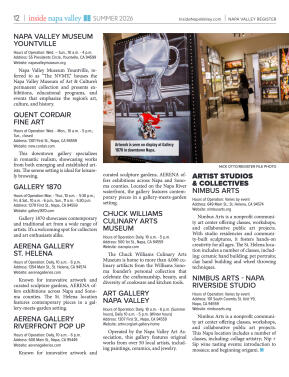 Inside Napa Valley Summer 2026 - page 12