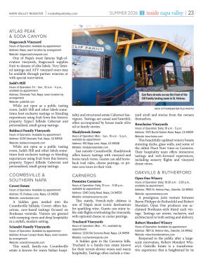 Inside Napa Valley Summer 2026 - page 23