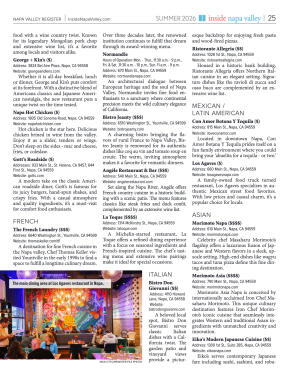 Inside Napa Valley Summer 2026 - page 25