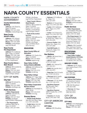 Inside Napa Valley Summer 2026 - page 30