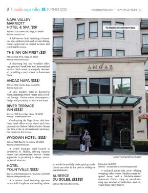Inside Napa Valley Summer 2026 - page 8