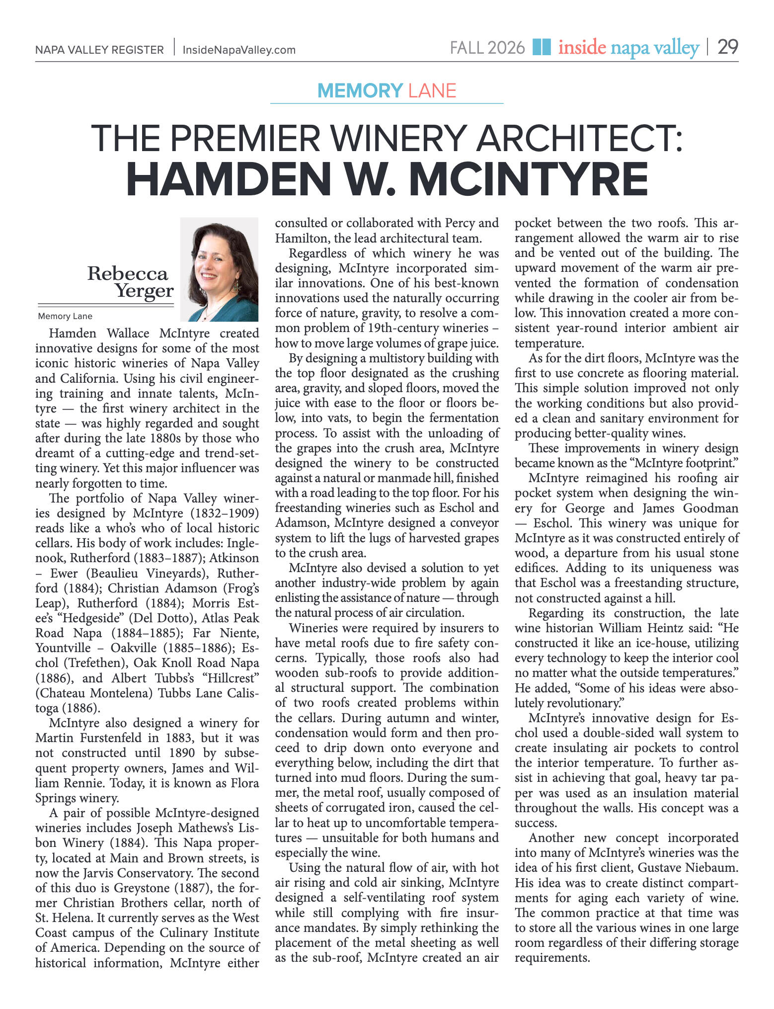 Inside Napa Valley Fall 2026 - page 29