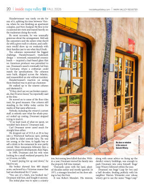 Inside Napa Valley Fall 2026 - page 20