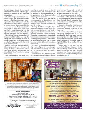 Inside Napa Valley Fall 2026 - page 21