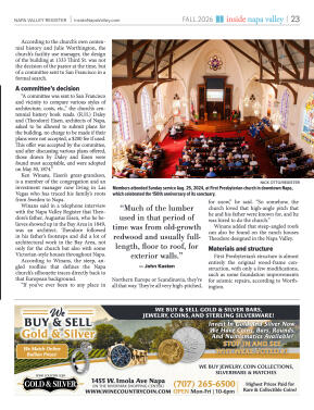 Inside Napa Valley Fall 2026 - page 23
