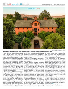Inside Napa Valley Fall 2026 - page 30