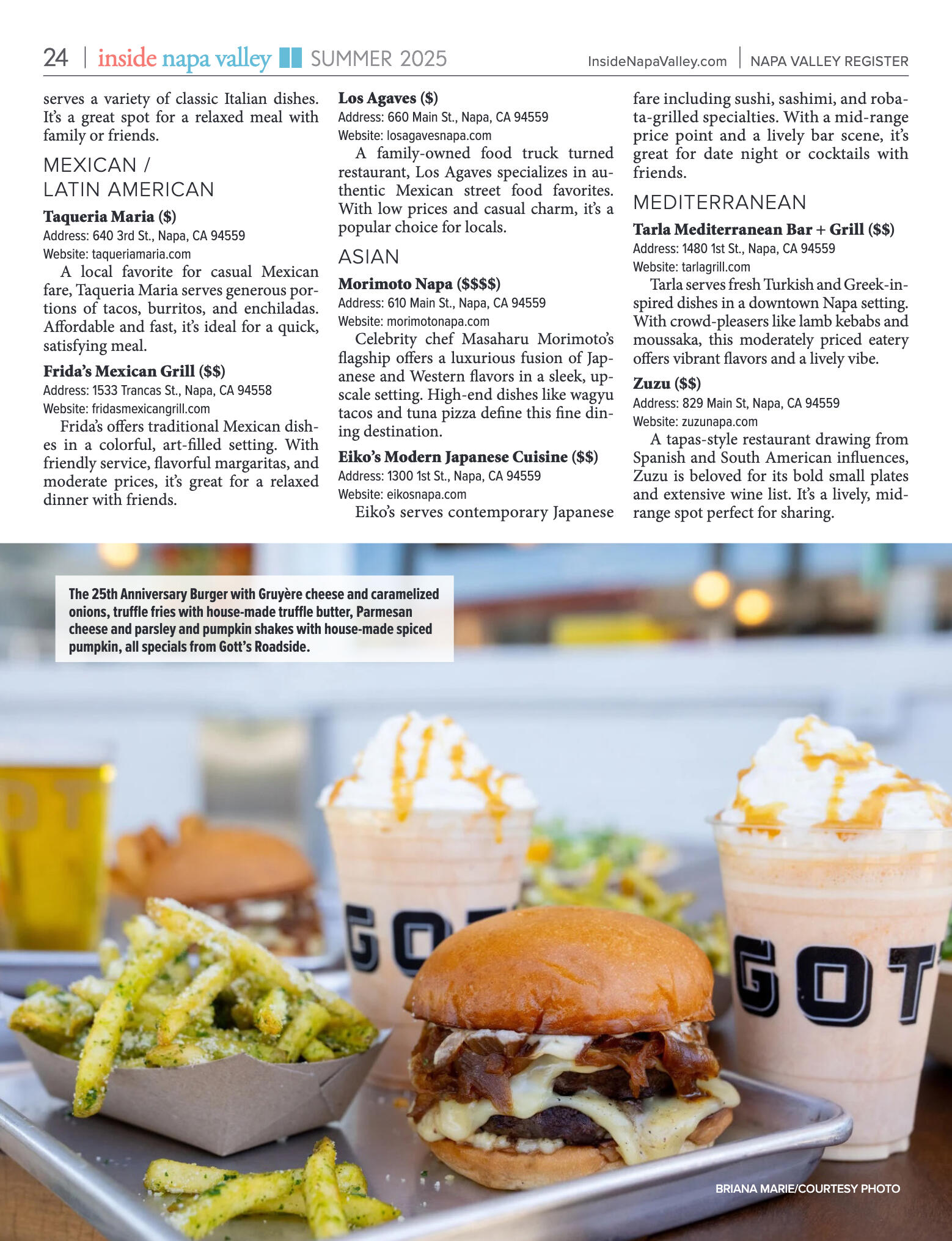 Inside Napa Valley Summer 2025 - page 24