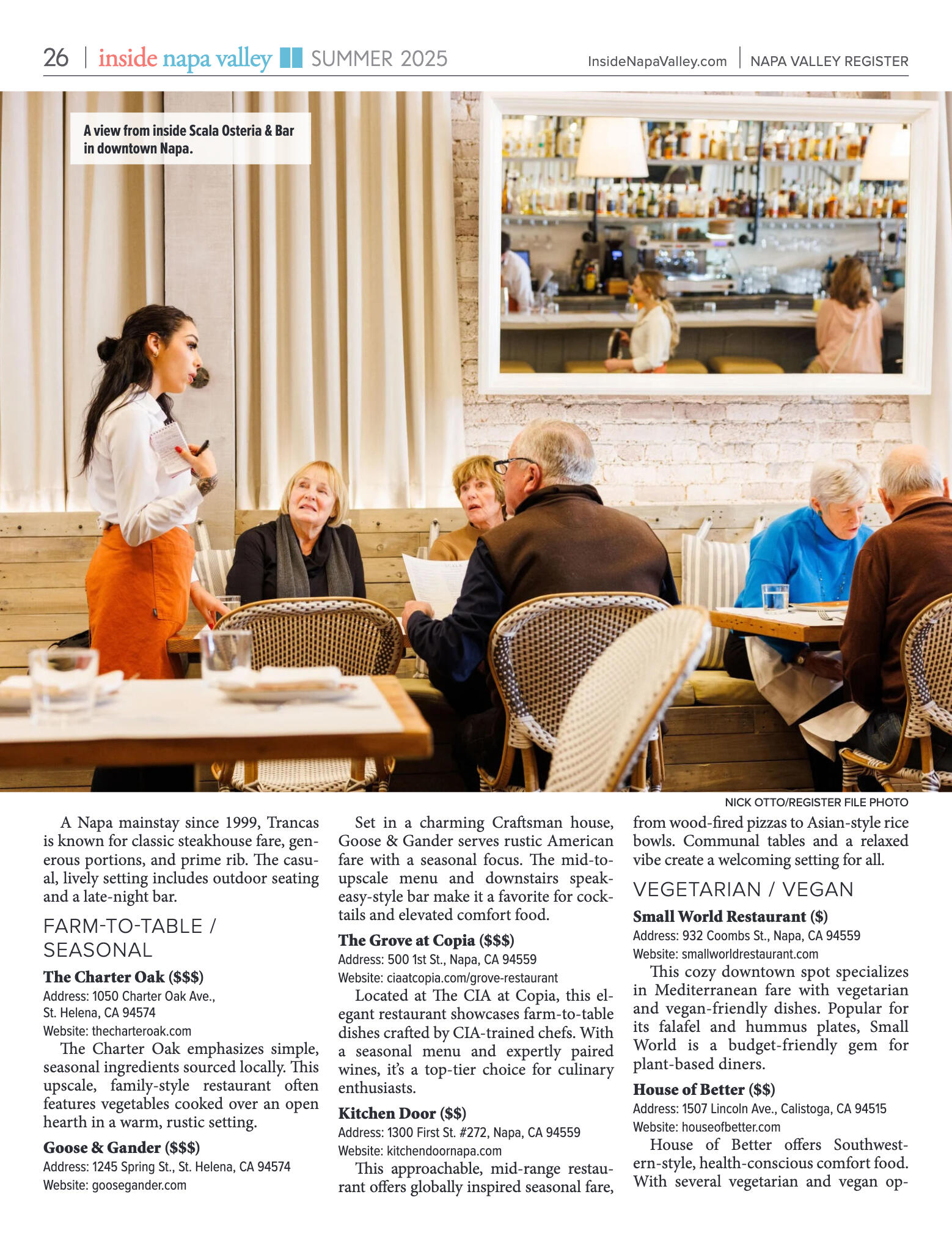 Inside Napa Valley Summer 2025 - page 26