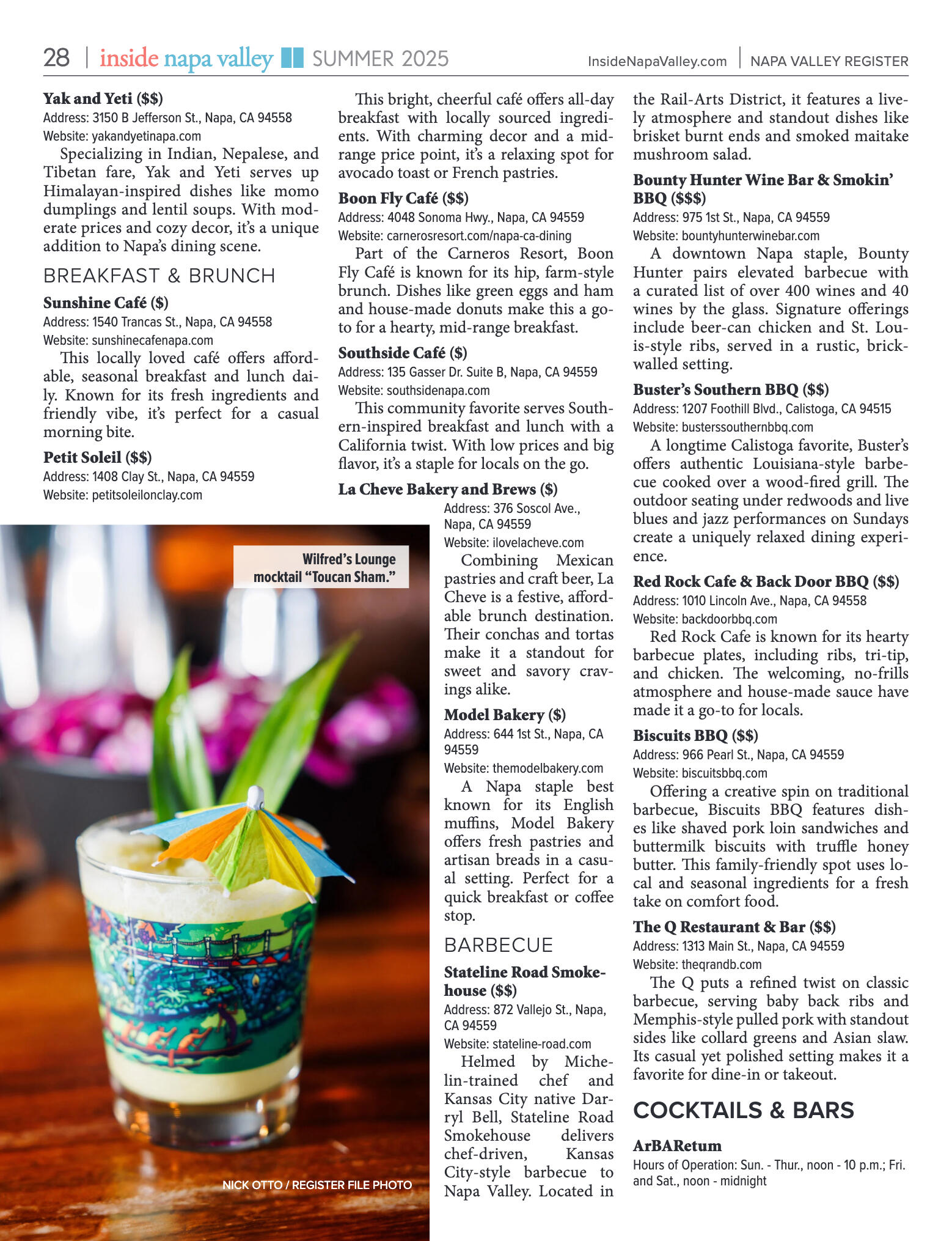 Inside Napa Valley Summer 2025 - page 28