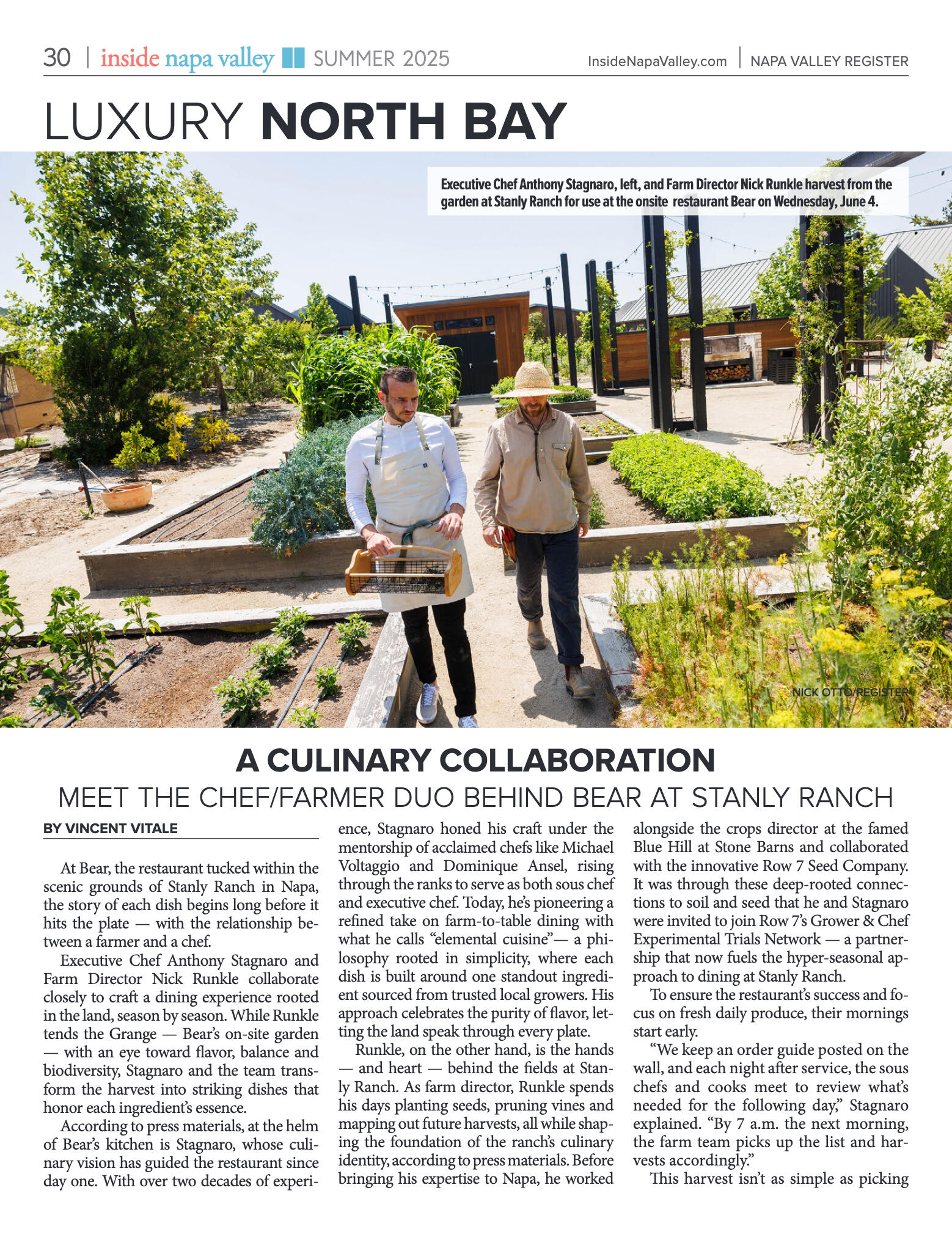 Inside Napa Valley Summer 2025 - page 30