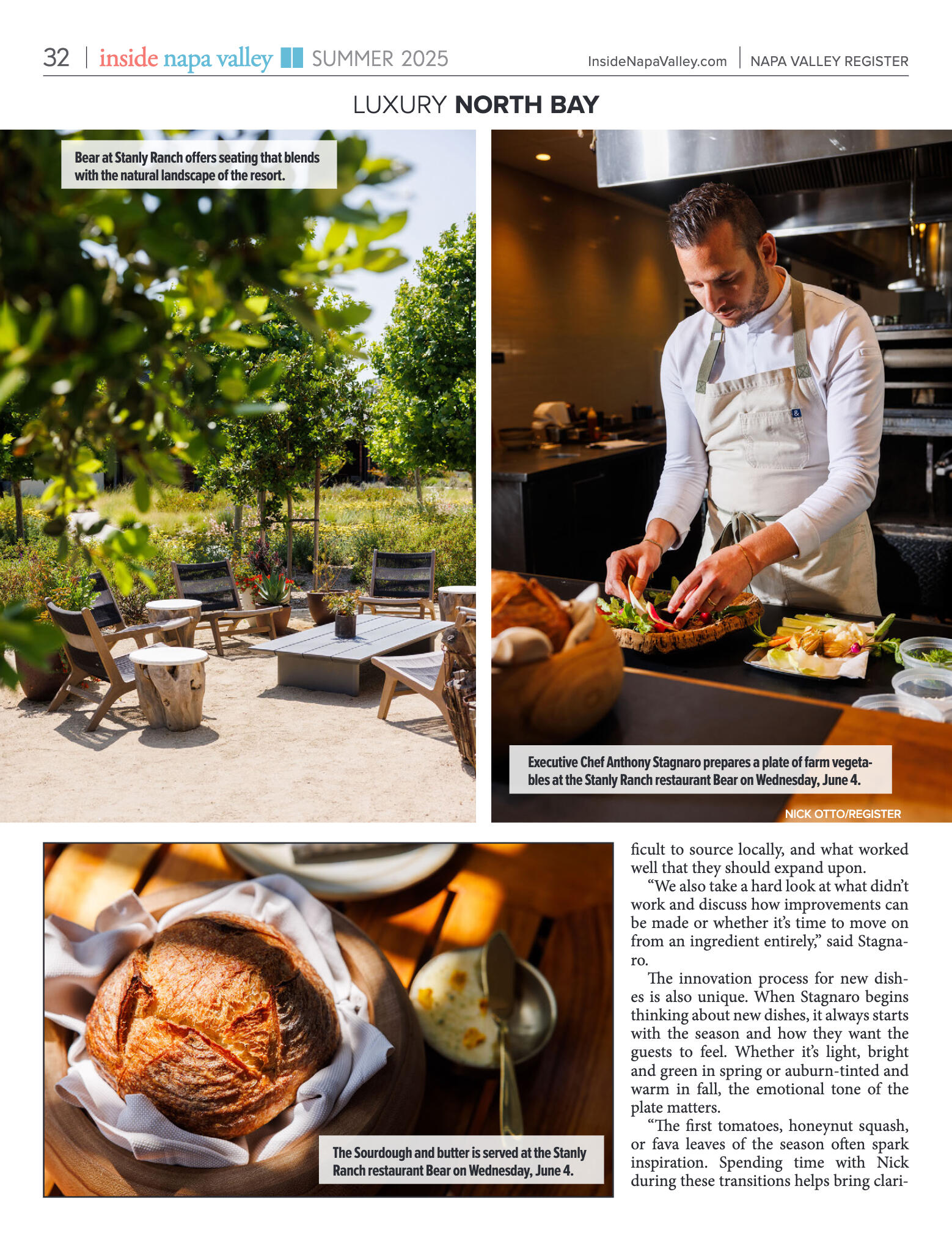 Inside Napa Valley Summer 2025 - page 32