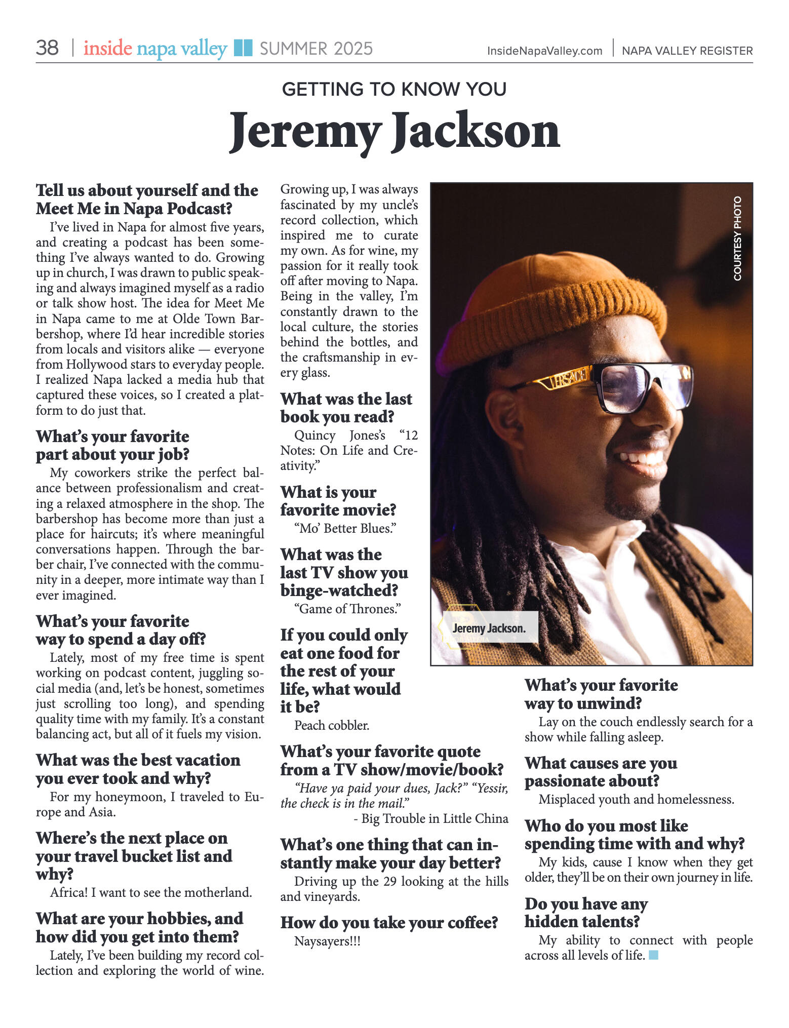 Inside Napa Valley Summer 2025 - page 38