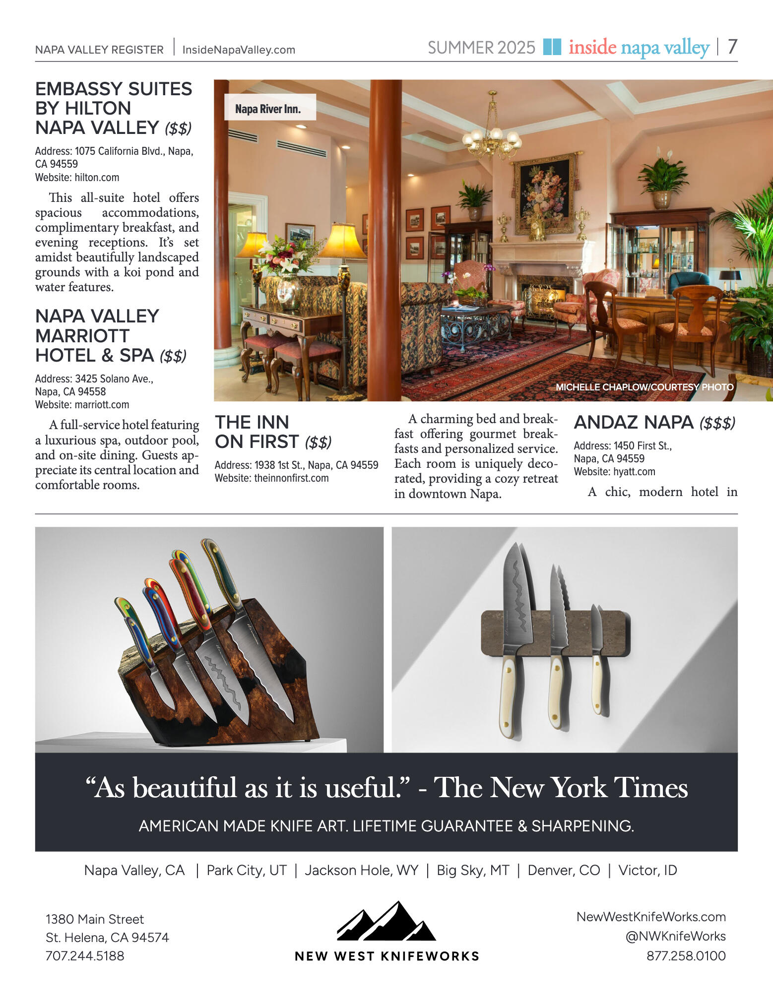Inside Napa Valley Summer 2025 - page 7