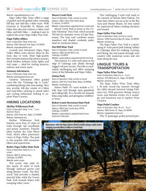 Inside Napa Valley Summer 2025 - page 13