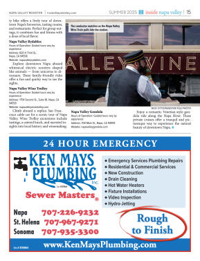 Inside Napa Valley Summer 2025 - page 14