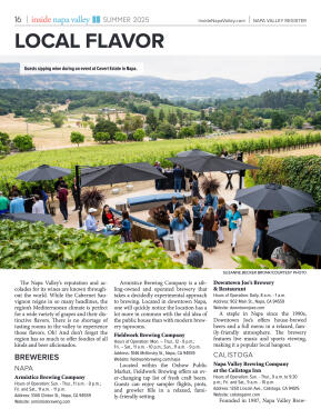 Inside Napa Valley Summer 2025 - page 16