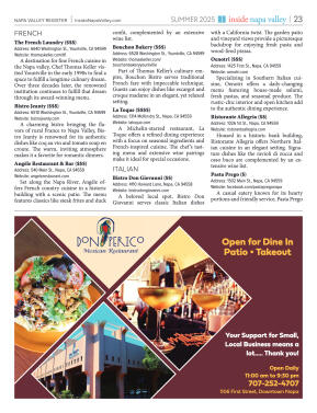 Inside Napa Valley Summer 2025 - page 23