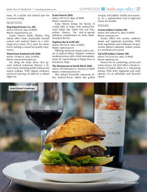 Inside Napa Valley Summer 2025 - page 27