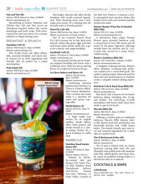 Inside Napa Valley Summer 2025 - page 28