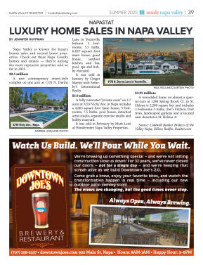Inside Napa Valley Summer 2025 - page 39