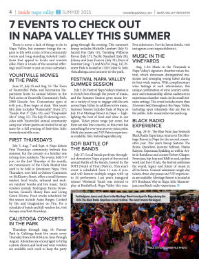 Inside Napa Valley Summer 2025 - page 4