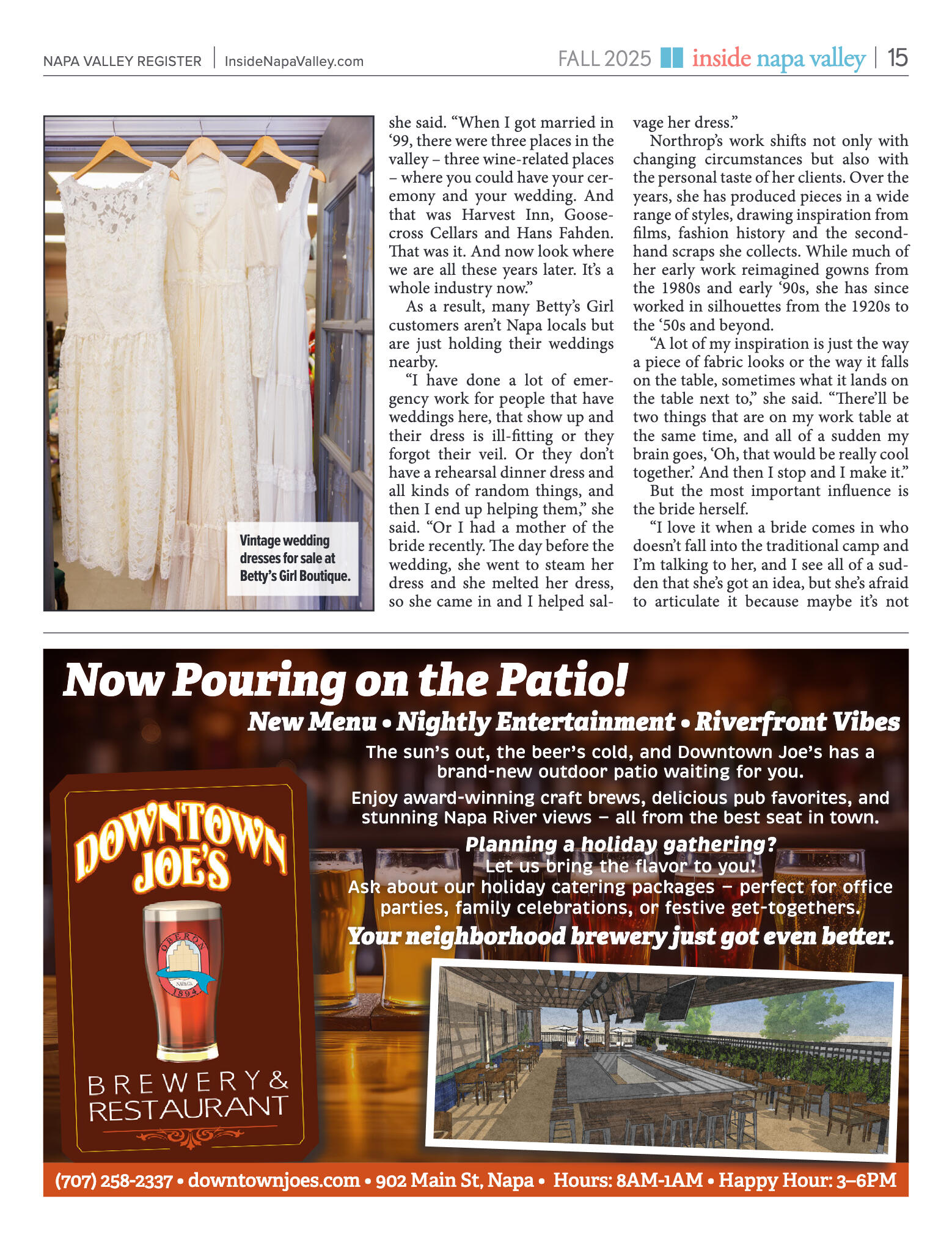 Inside Napa Valley Fall 2025 - page 15