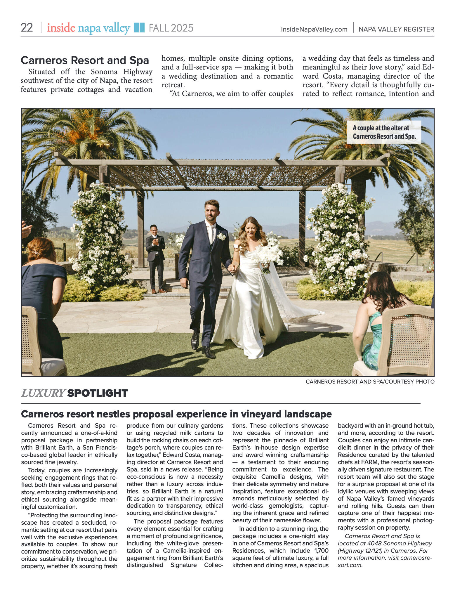 Inside Napa Valley Fall 2025 - page 22