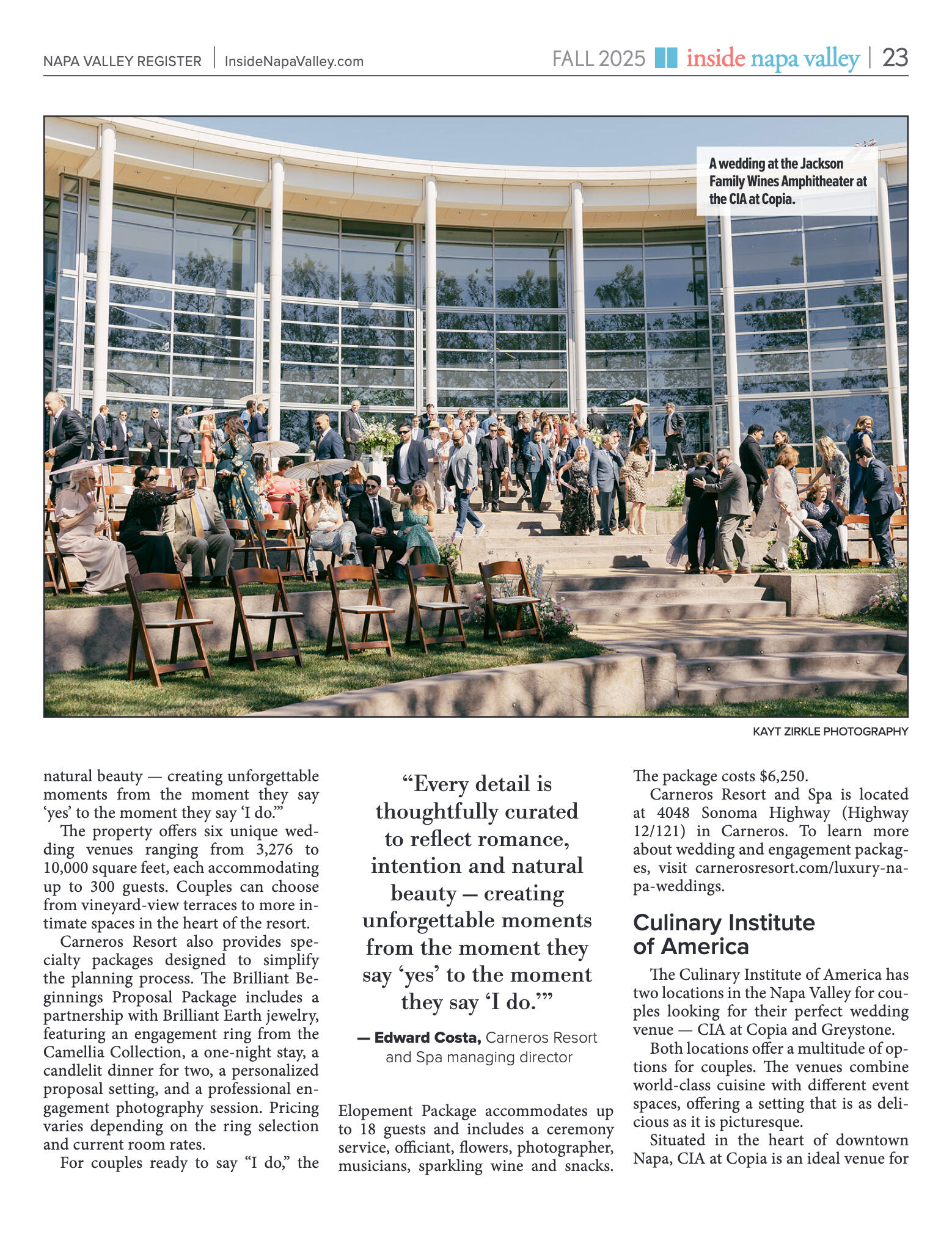 Inside Napa Valley Fall 2025 - page 23