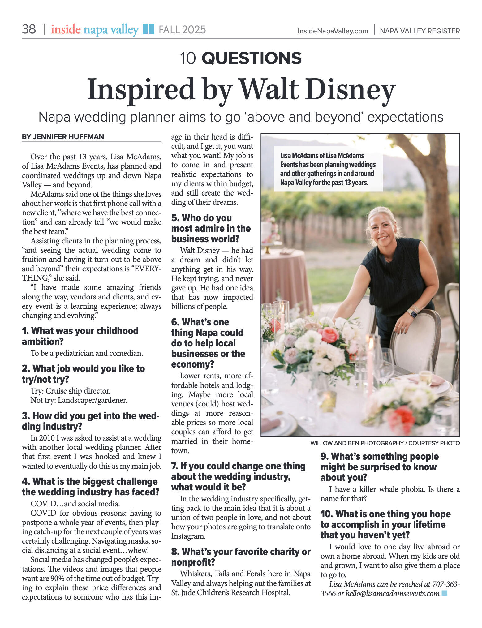 Inside Napa Valley Fall 2025 - page 38