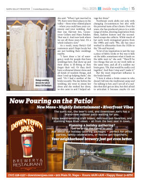 Inside Napa Valley Fall 2025 - page 15