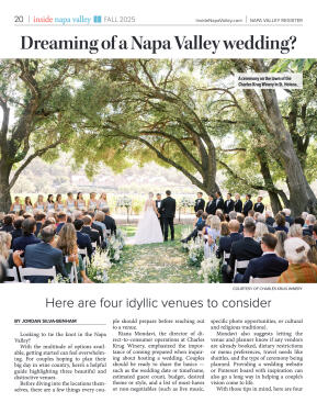 Inside Napa Valley Fall 2025 - page 20