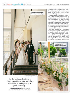 Inside Napa Valley Fall 2025 - page 24