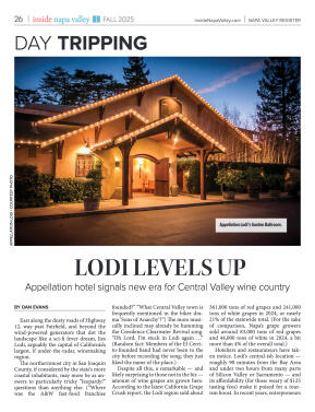 Inside Napa Valley Fall 2025 - page 26