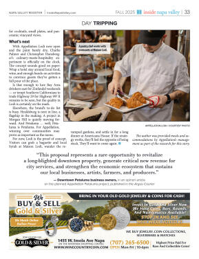 Inside Napa Valley Fall 2025 - page 33