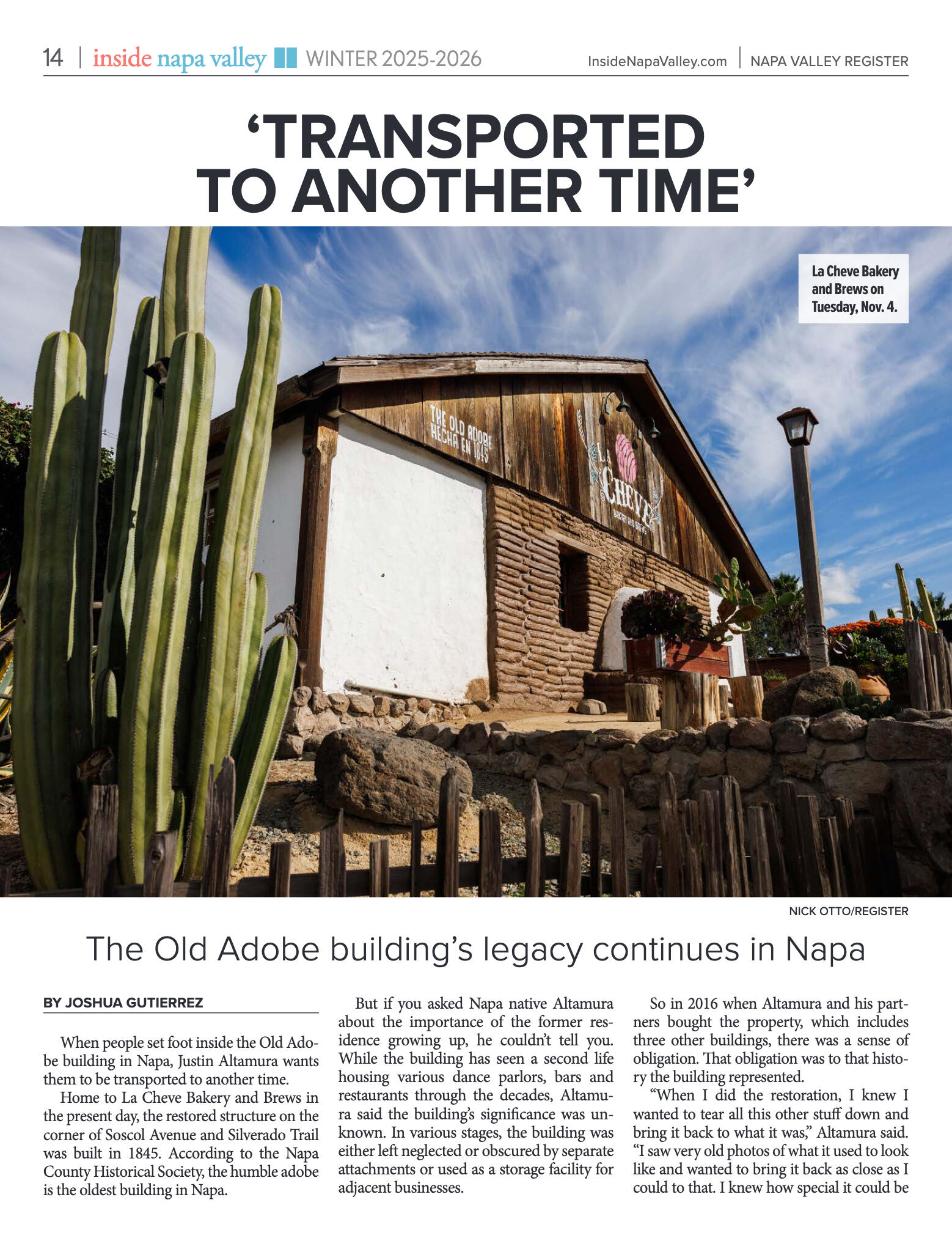 Inside Napa Valley Winter 2025 - page 14