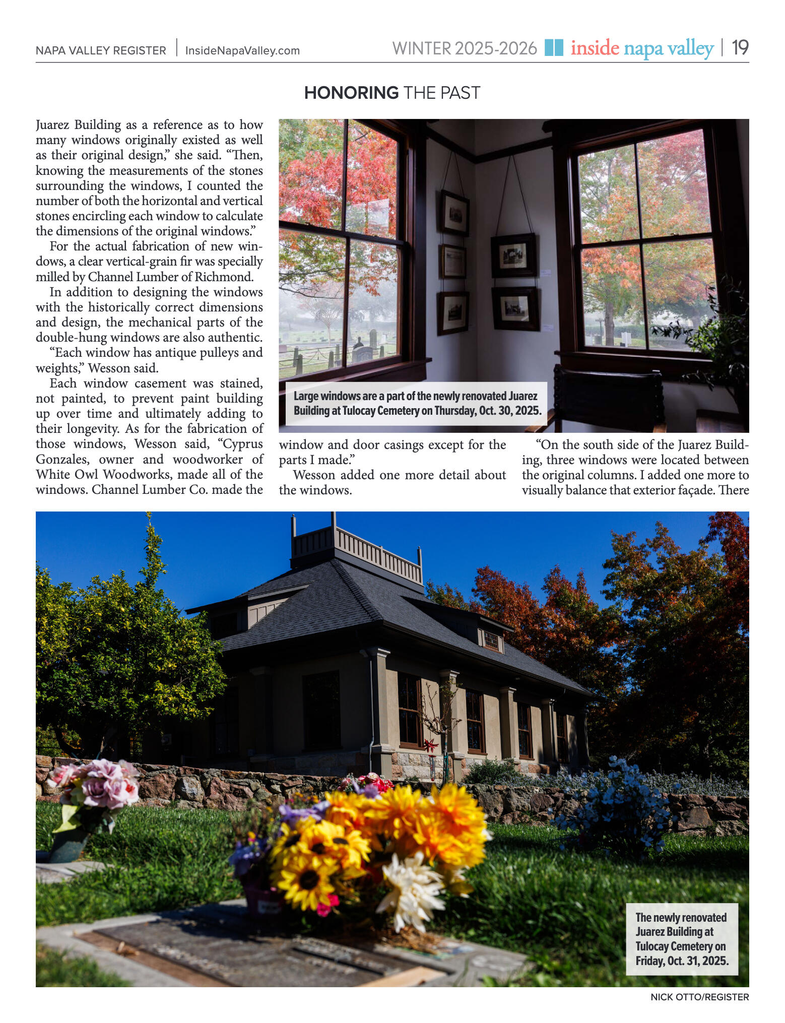 Inside Napa Valley Winter 2025 - page 19