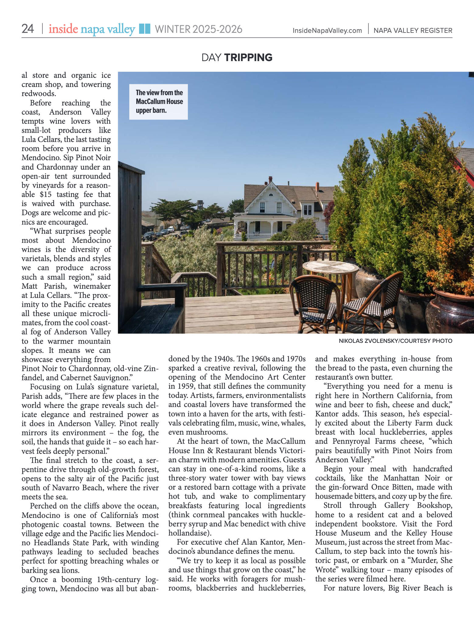 Inside Napa Valley Winter 2025 - page 24