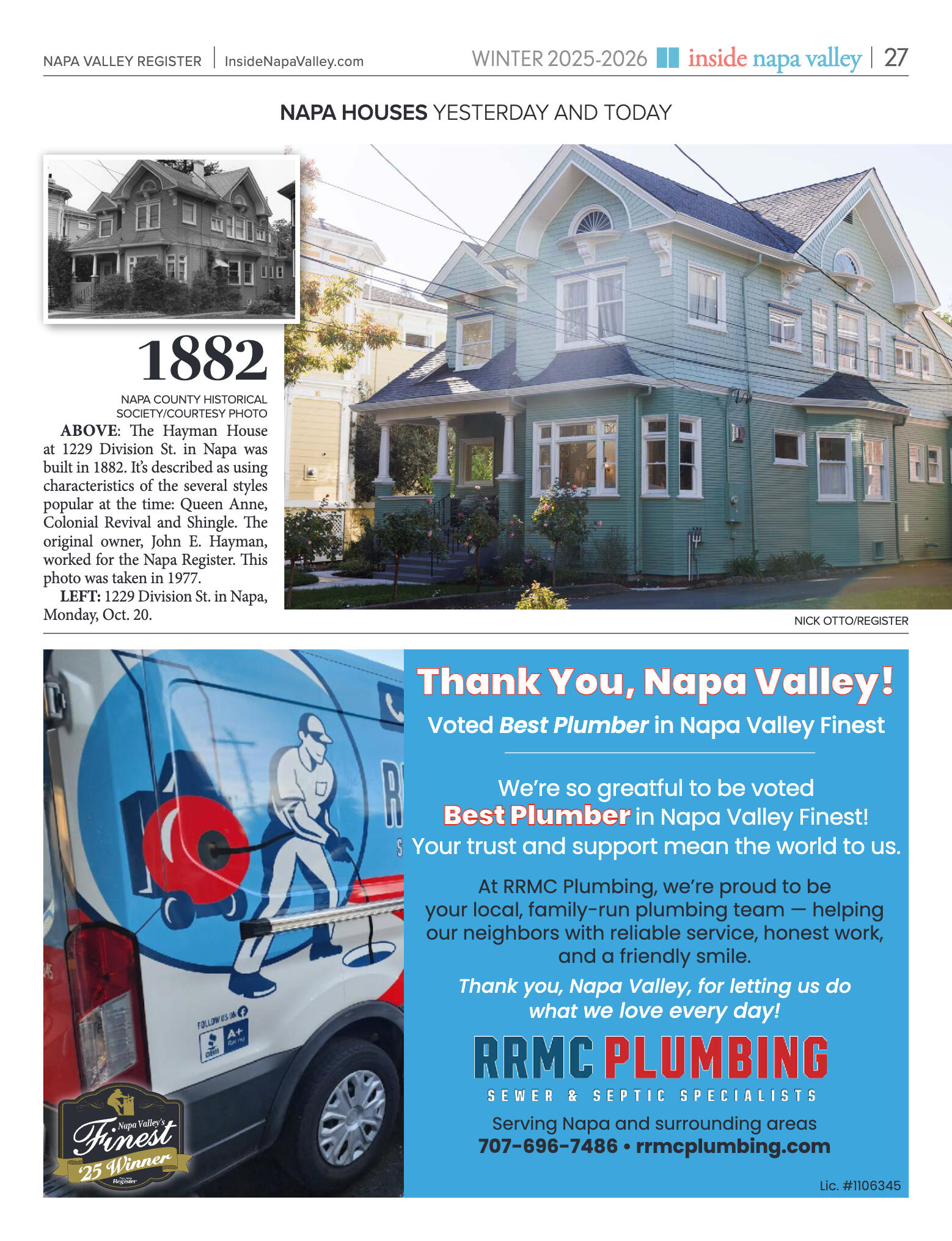 Inside Napa Valley Winter 2025 - page 27