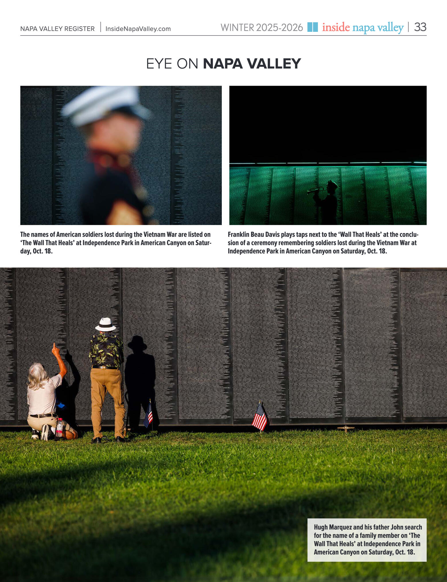 Inside Napa Valley Winter 2025 - page 33