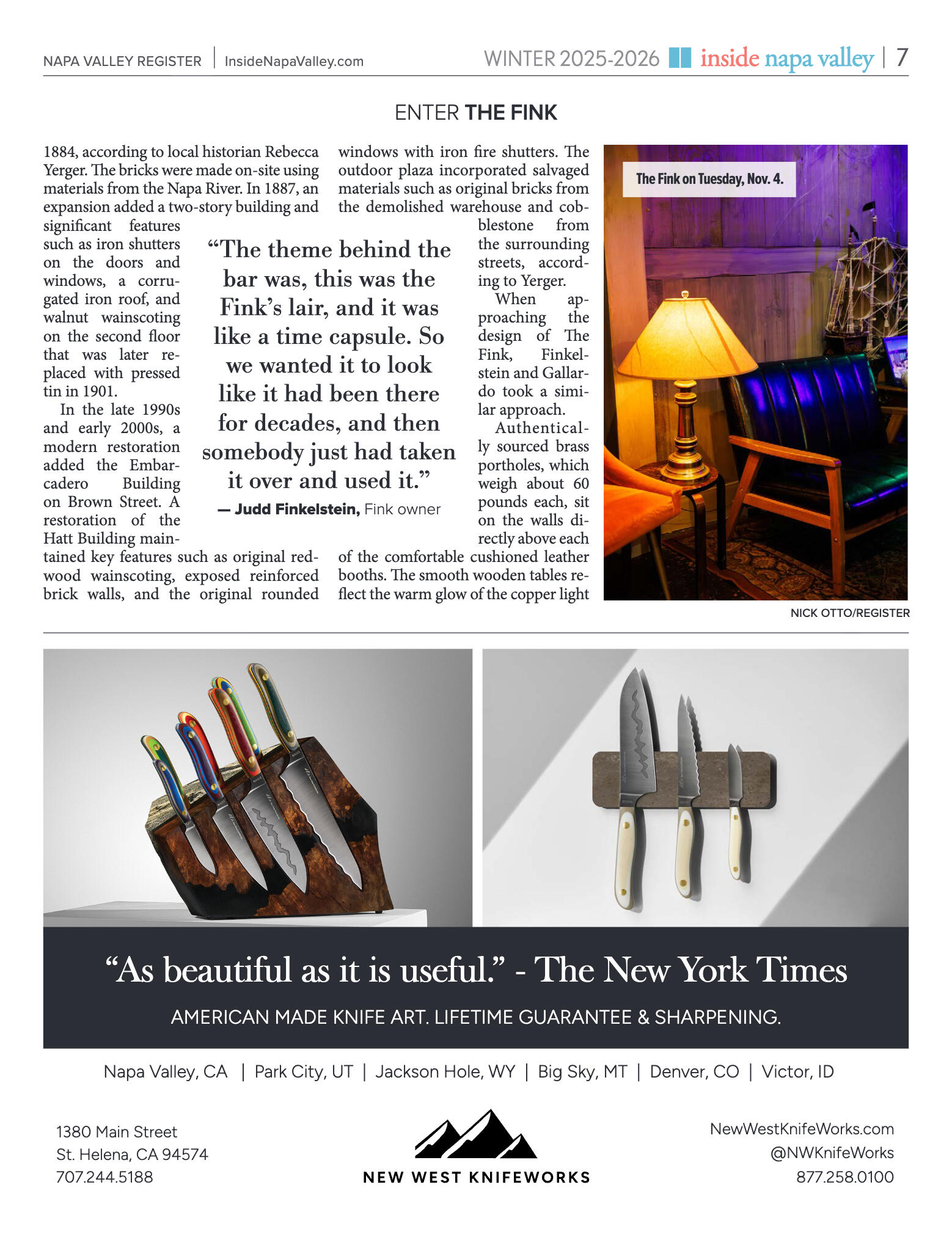 Inside Napa Valley Winter 2025 - page 7