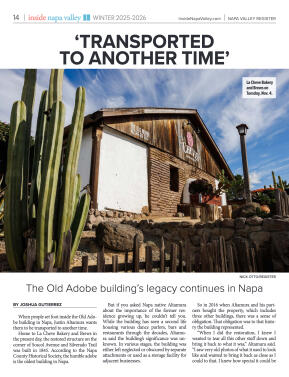 Inside Napa Valley Winter 2025 - page 14