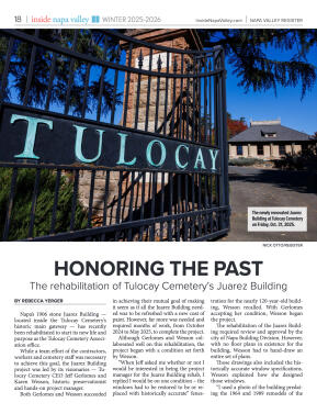 Inside Napa Valley Winter 2025 - page 18