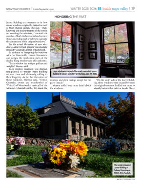 Inside Napa Valley Winter 2025 - page 19