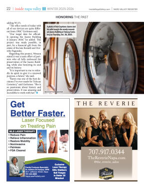 Inside Napa Valley Winter 2025 - page 22