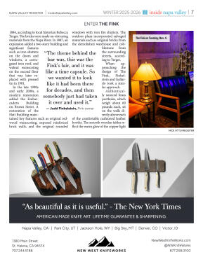 Inside Napa Valley Winter 2025 - page 7