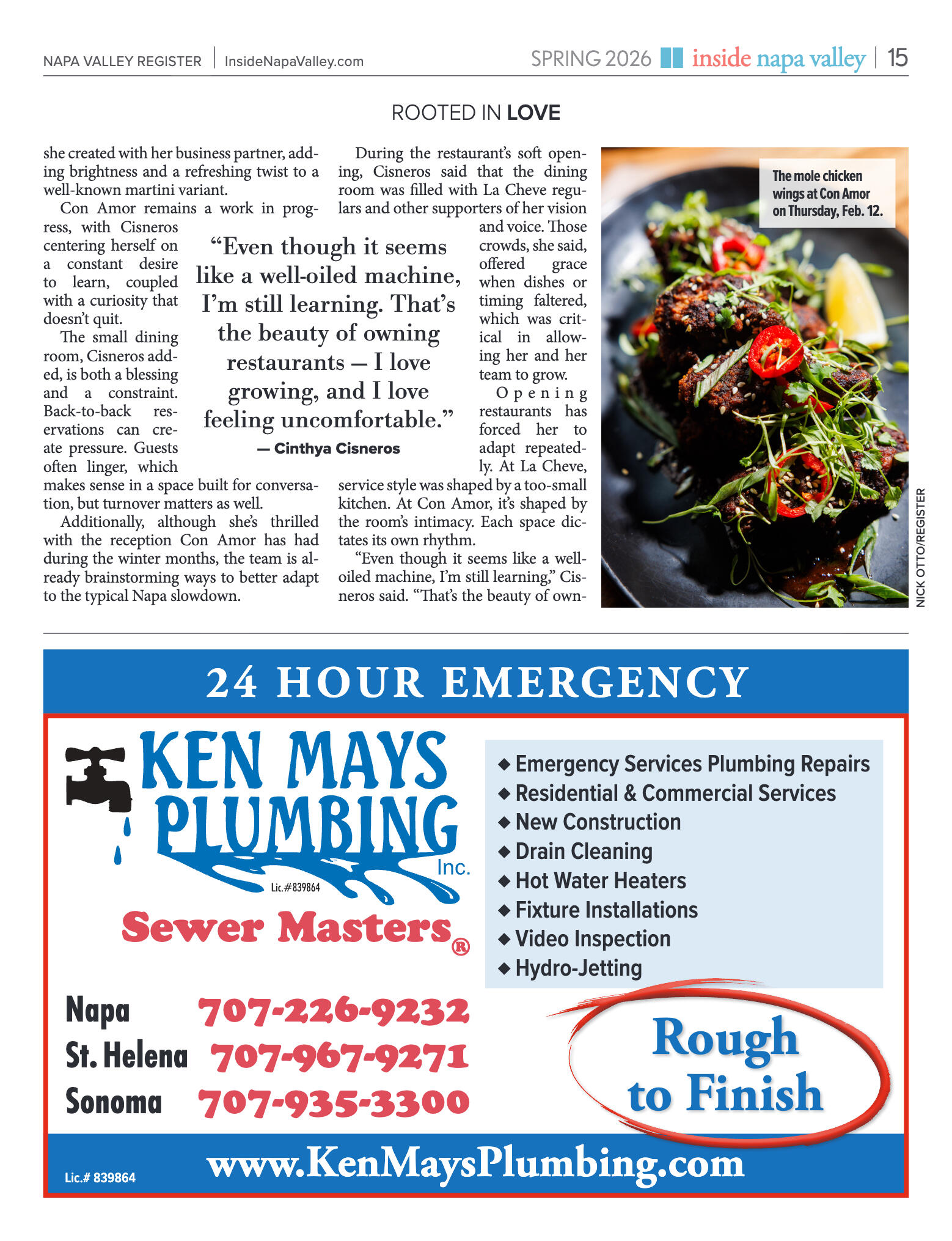 Inside Napa Valley Spring 2026 - page 15